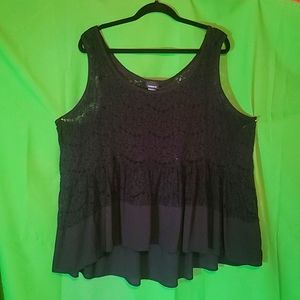 Back lace Torrid top, size 4
